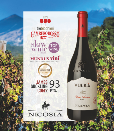 Vulka Etna Rosso mit 3 Gläsern 